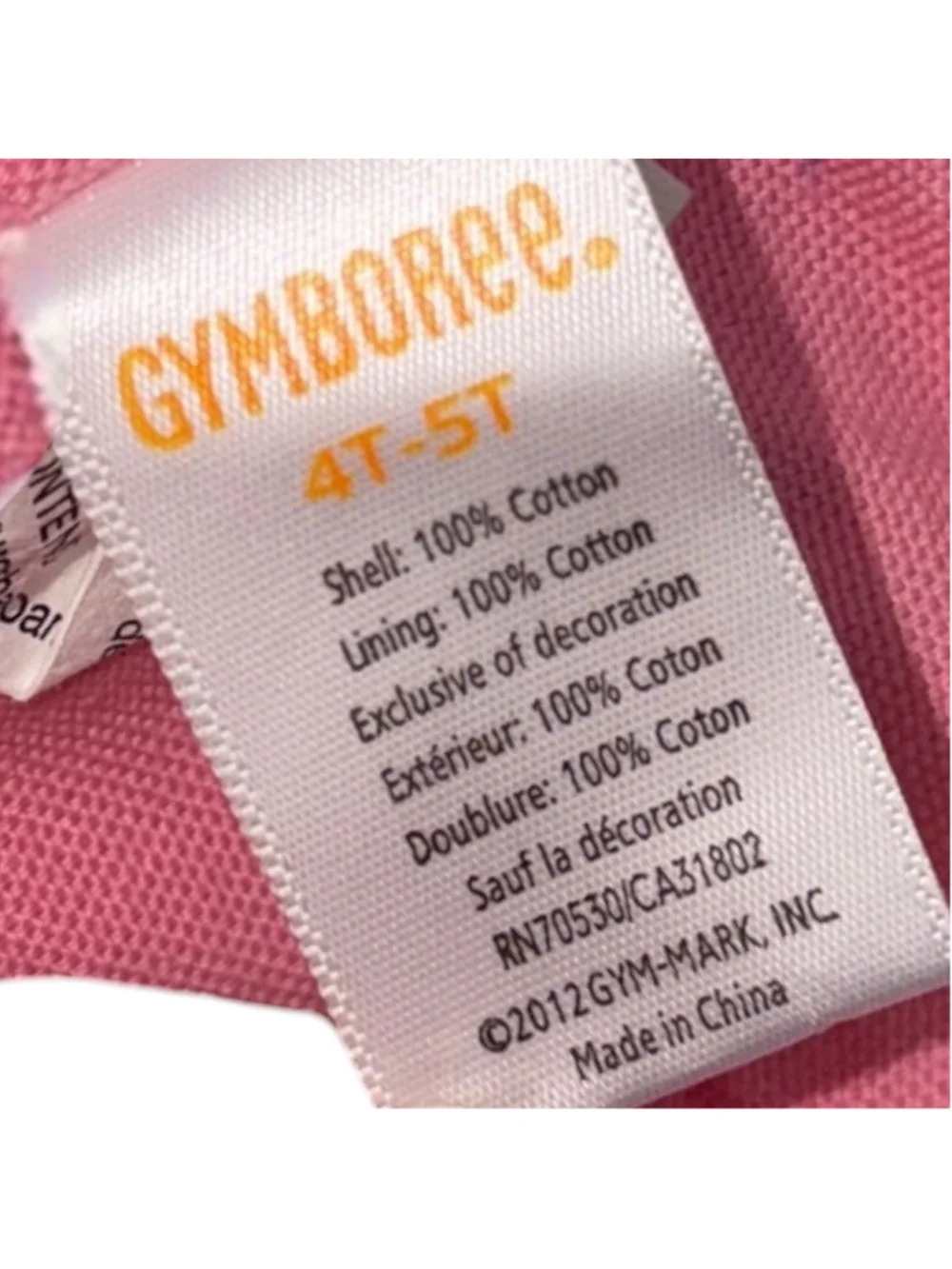 Gymboree Girls Strawberry Sun Hat 4T-5T Red Eyelet Scalloped Brim